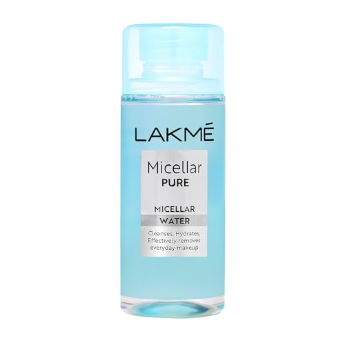 Lakme Micellar Water: Hydrating & Soothing Face Cleanser | Gentle Makeup Remover, Micellar Cleansing Water 200Ml