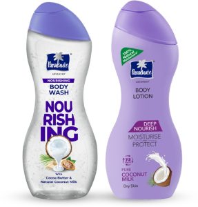 Parachute Advansed Skin Loving Summer Duo, Nourishing Shower Gel & Deep Nourish Body Lotion(2 Items In The Set)