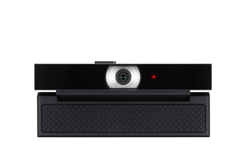 Lg Full Hd 1080P Smart Webcam At 30 Fps, Superior Privacy, Built-In Microphone, Picture In Picture, Remote Meeting, Usb Streaming, Compatible With Pc, Laptops And Smart Tv (Vc23Ga, Black)