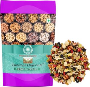 Envelope Dryfruits 1 Kg Dryfruit Mixture |14 In 1 Mix Nuts, Seeds, Berries | Premium Dryfruit Snack(2 X 0.5 Kg)