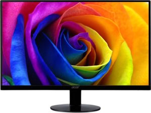 Acer 23.8 Inch Full Hd Led Backlit Ips Panel Ultra Slim||Anti Glare Monitor (Sa240Y)(Response Time: 4 Ms, 75 Hz Refresh Rate)