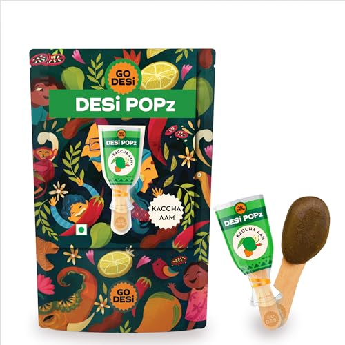 Go Desi Kaccha Aam Pop, Aam Candy, 3 X Pack Of 10 Pcs, Desi Popz, 240 G