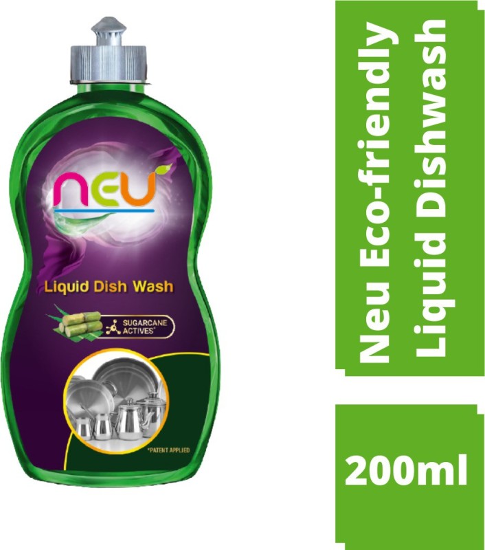 Neu Liquid Dishwash 200Ml Dish Cleaning Gel(Sugarcane, 0.2 L)