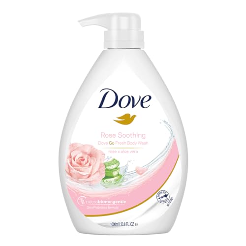 Dove Body Wash 1L (Rose & Aloe Vera)