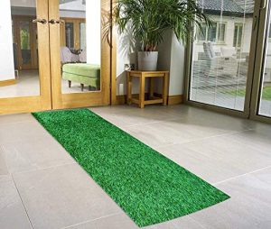 Status Artificial Grass Runner, Carpet Mat For Balcony, Lawn, Door Natural Green – Doormat (6.5Ft X 2Ft)