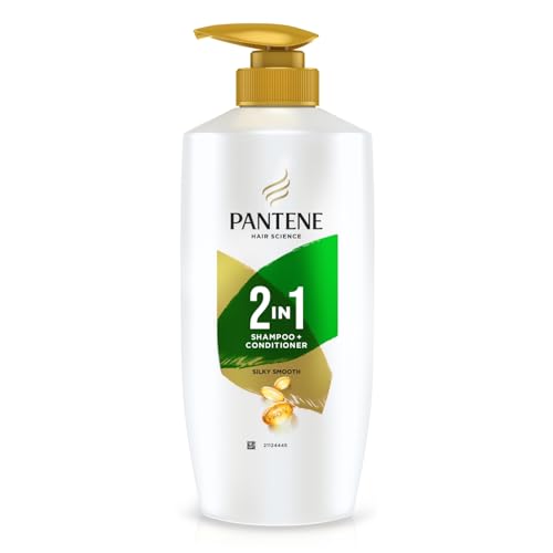 Pantene Pro-V Advanced Hairfall Solution 2 In 1 Silky Smooth Care Shampoo + Conditioner, 650 Ml