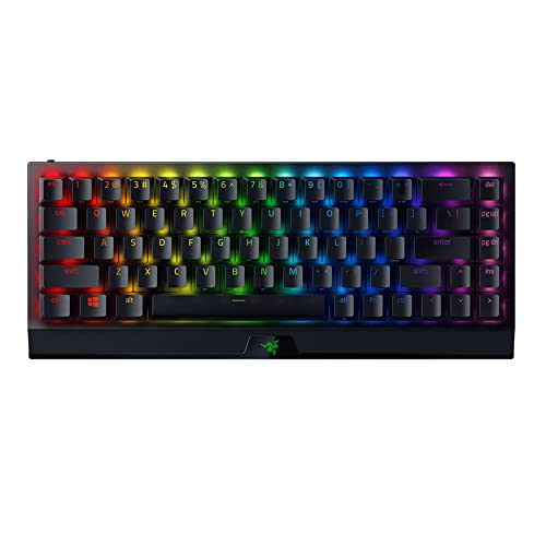 Razer Blackwidow V3 Mini Hyperspeed – 65% Wireless Mechanical Gaming Keyboard (Yellow Switch) I Razer Chroma Rgb Customizable Backlighting Rz03-03890100-R3M1(Black)