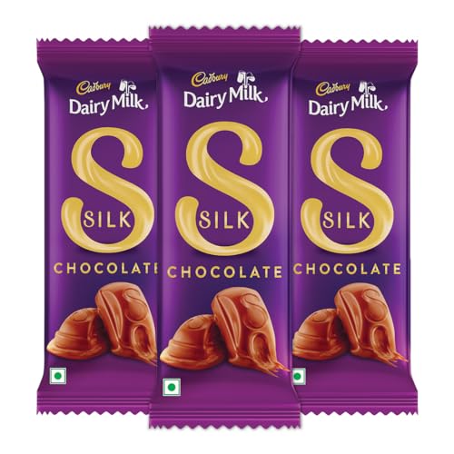 Cadbury Dairy Milk Silk Chocolate Bar,150 Gram (Pack Of 3)
