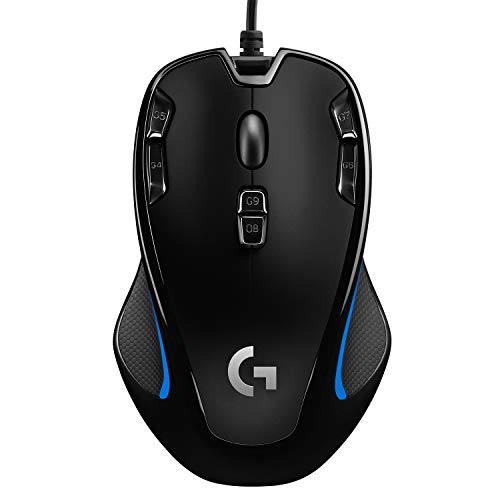 Logitech G300S Usb Wired Gaming Mouse, 2, 500 Dpi, Rgb, Light Weight, 9 Programmable Controls, On-Board Memory, Compatible With Pc/Mac – Black