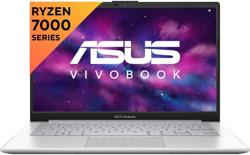 Asus Vivobook Go 14 Amd Ryzen 3 Quad Core 7320U – (8 Gb/512 Gb Ssd/Windows 11 Pro) E1404Fa-Nk321Ws Thin And Light Laptop(14 Inch, Cool Silver, 1.38 Kg, With Ms Office)
