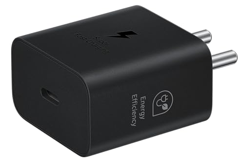 Samsung Original 25W Type-C Travel Adaptor Without Cable, Black