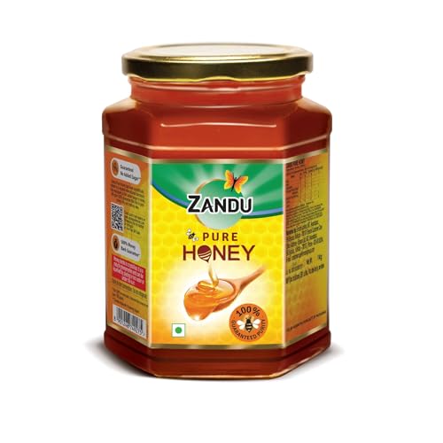 Zandu Pure Honey || 100% Pure || No Added Sugar & Adulteration, 1Kg