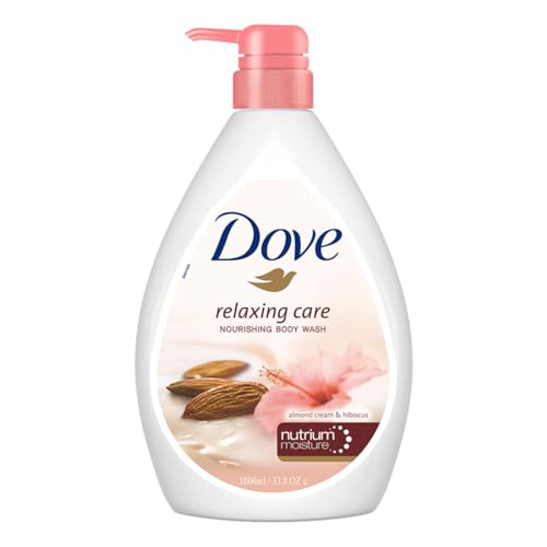 Dove Body Wash 1L (Almond Cream & Hibiscus)