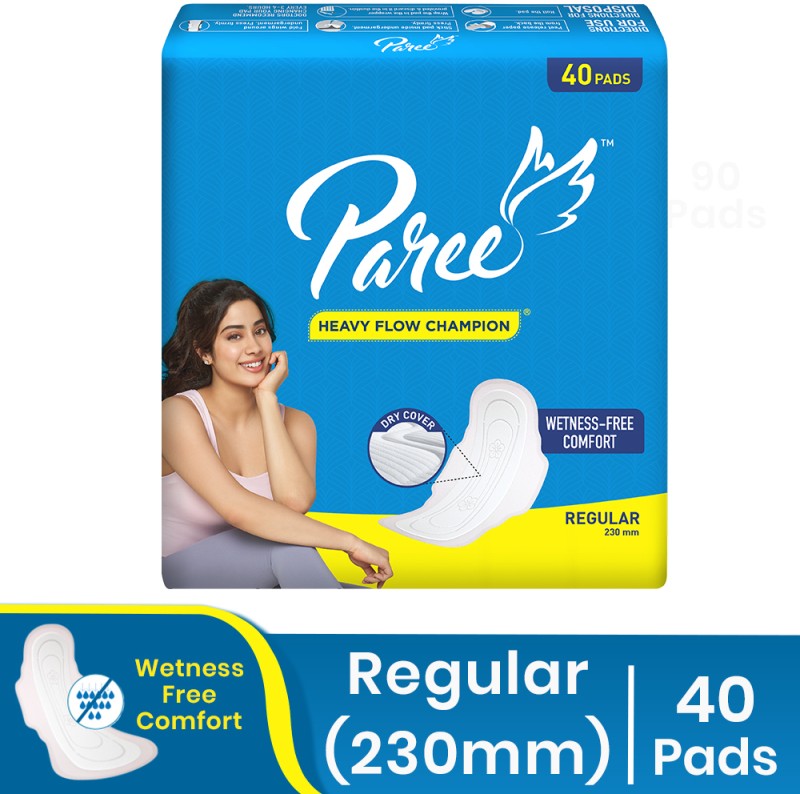 Paree Dry Feel Regular Sanitary Pad(Pack Of 40)