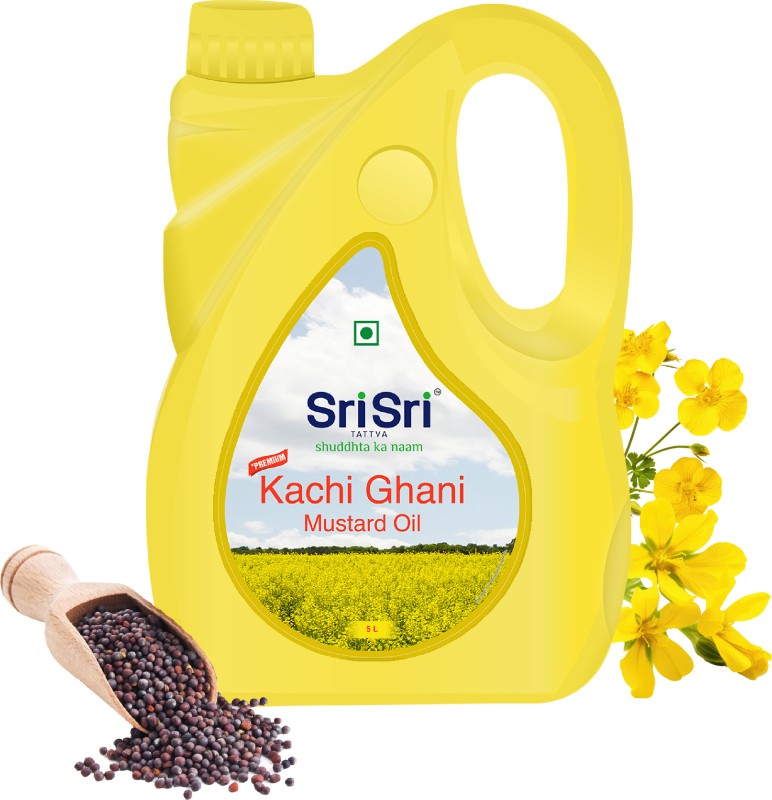 Sri Sri Tattva Premium Kachi Ghani Mustard Oil Can(5 L)