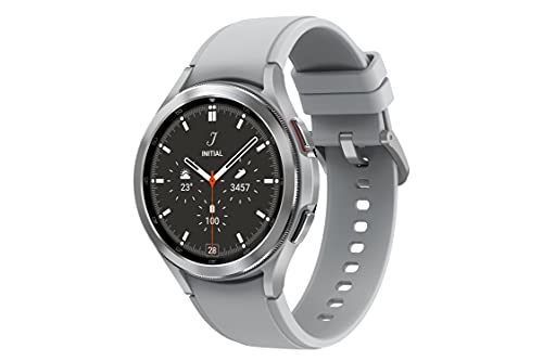 Samsung Galaxy Watch4 Classic Lte (4.6Cm, Silver, Compatible With Android Only)