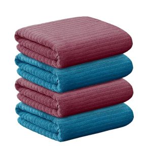 Story@Home Microfiber Hand Towel, Gym Towel, Workout Towel, Super Soft, Super Absorbent, Lightweight, Ultra Absorbent, Quick-Drying, Soft And Durable Travel Use 400Gsm- 60Cm X 40Cm-Combo