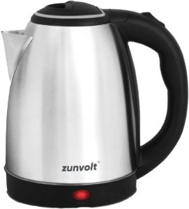 Zunvolt 1.8L Electric Kettle(1.8 L, Silver, Black)