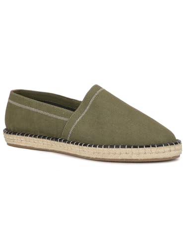 Hush Puppies Mens Espadrille Canvas Grey Moccasin – 8 Uk (8599020)