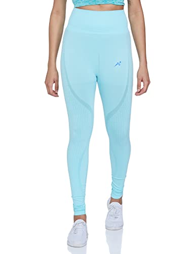 Amazon Brand – Symactive Women’S Stretch Seamless Leggings (Ss22-W-Lg-09_Turquoise_M