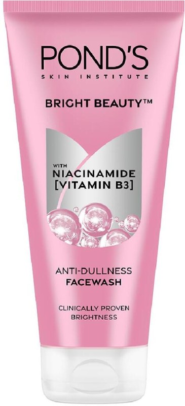 Pond’S Bright Beauty Facewash With Niacinamide, For Glass Skin-Like Shine Face Wash(200 G)