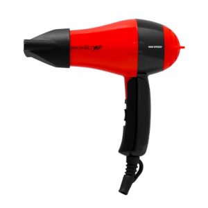 Ikonic Mini Speedy Hair Dryer-Red| 1000W |Lightweight|Foldable Handle |Travel Friendly