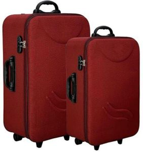 Rkcollection Suitcase Cabin Bag Set Of 2 Hard Sided Luggage/Suitcase/Trolley Bag Expandable  Cabin & Check-In Set 3 Wheels – 24 Inch