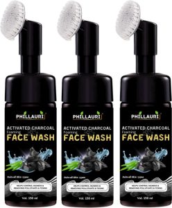 Phillauri Charcoal Cleanse Purifying Facial Wash Detoxify And Rejuvenate With The Power Of Activated Charcoal Face Wash(450 Ml)