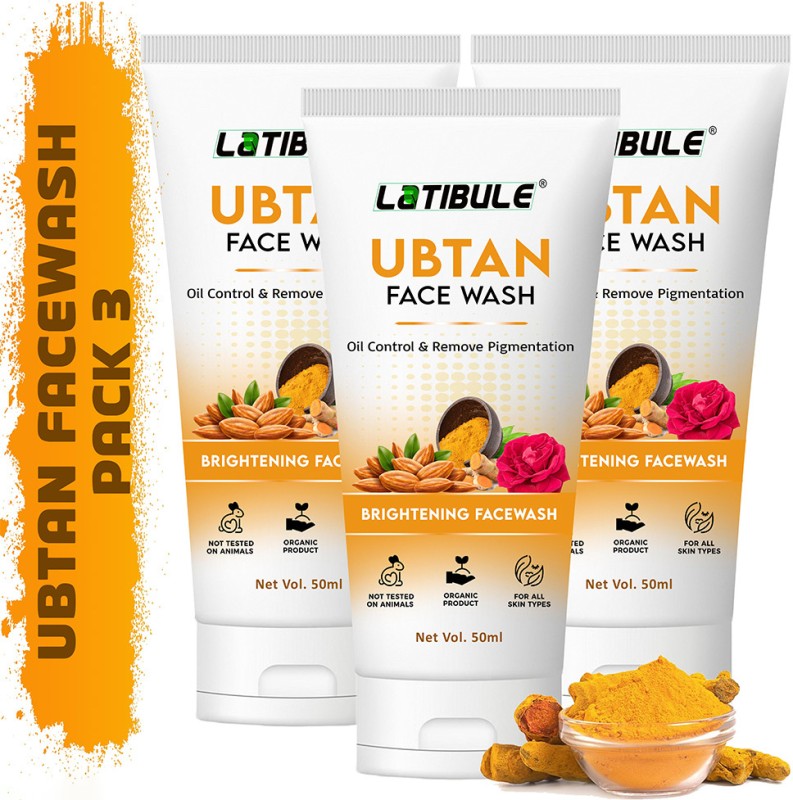 Latibule Foaming Ubtan  | Built In Brush For Deep Cleansing | For Oily & Dry Skin Face Wash(50 Ml)