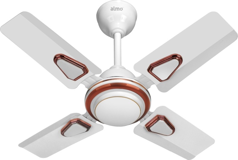 Almo Atome Super Stylish Looks 24 Inch 600 Mm 4 Blade Ceiling Fan(Energy Saving | White | Pack Of 1)