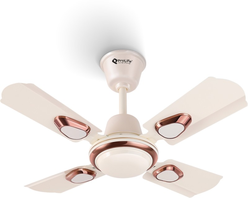 Prolife Optima Deco 600 Mm 4 Blade Ceiling Fan(Ivory | Pack Of 1)