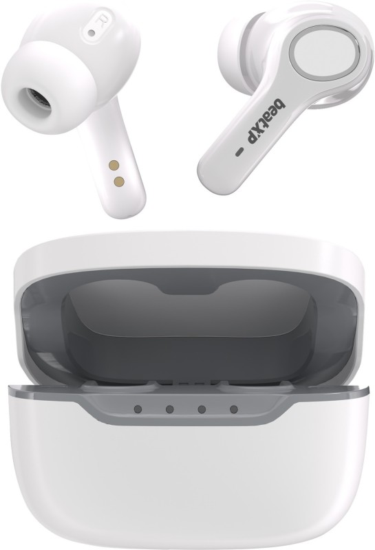 Beatxp Pulse Xpods With 40H Playtime, Dual Mic Ai Enc, Gaming Earbuds Bluetooth(White, True Wireless)