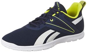 Reebok Mens Rockfield Vector Navy – Semi Solar Yellow – Mett S Running Shoe – 6 Uk (7 Us) (Hmp52)