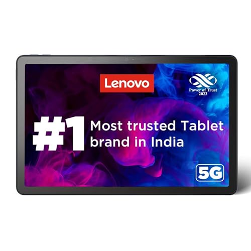 Lenovo Tab M10 5G |10.6 Inch (26.9Cm)| 6 Gb, 128 Gb Expandable|Wi-Fi+ 5G | 90 Hz, 2K Display (2000X1200)|Dual Speakers With Dolby Atmos |Android 13 | Octa-Core Processor (Abyss Blue, Zact0030In)