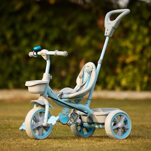 Lifelong Trike Cycle For Kids Cycle 2-5 Years-Tricycles For Boy&Girl-Baby Cycle-Bicycle For Kids-Bike With 3 Eva Wheels,Bell&Basket -Durable Tricycle With Parental Control 30Kg Capacity,Multicolor