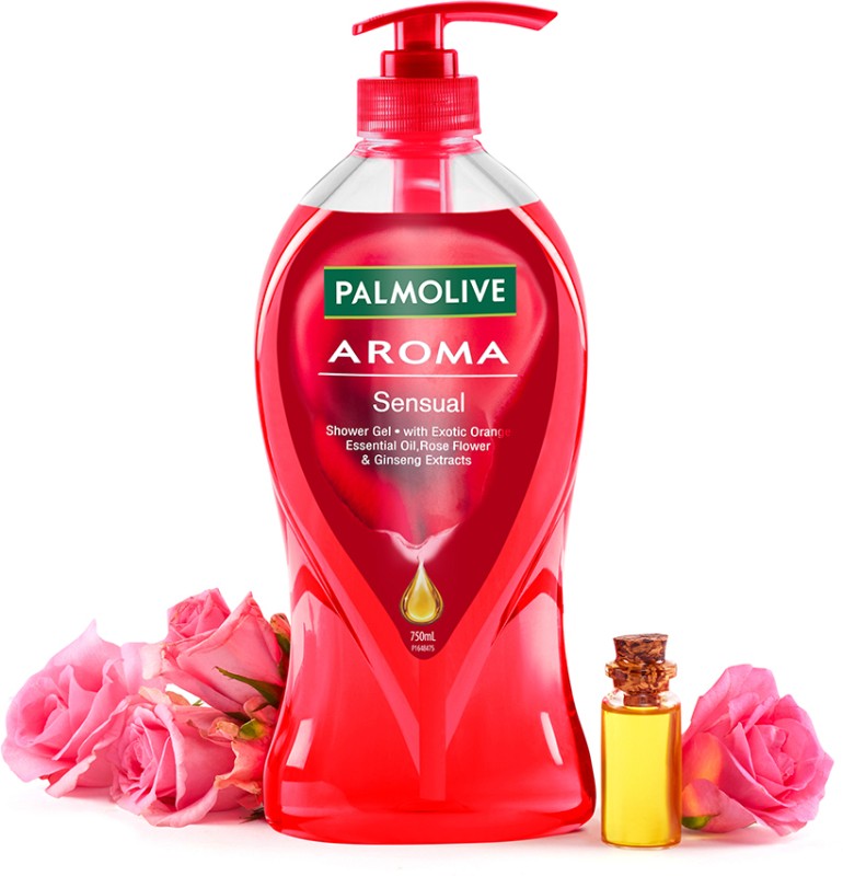 Palmolive Rose & Orange Essential Oil Aroma Sensual, Soothing & Brightening Body Wash(750 Ml)