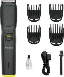 Oneplus Op 531 Cordless Professional Hair Trimmer For Men Waterproof Trimmer 120 Min  Runtime 4 Length Settings(Black)