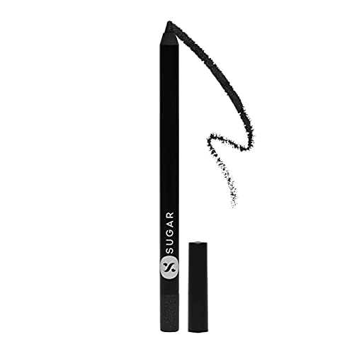 Sugar Cosmetics Stroke Of Genius Heavy-Duty Kohl With Sharpner | Long Lasting, Smudge Proof & Waterproof Kajal Pencil | Matte Finish | 1.2Gm – 05 Black Magic