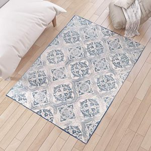 Status 3D Printed Perfect Home Rugs Carpet For Living Area | Rug And Carpet For Bedroom |Rug And Carpet For Dining Table Rug Floor Carpet With Anti Slip Backing (3 X 5, Design – 318)