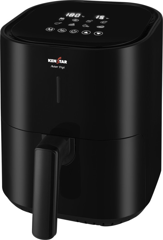 Kenstar Aster Digi Digital With 360 High Speed Air Circulation Technology 1200 W With Non-Stick Basket Air Fryer(4.2 L)