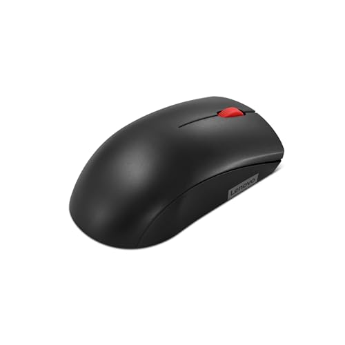 Lenovo 150 Wireless Compact Mouse, 1K Dpi Optical Sensor, 2.4Ghz Wireless Nanousb, 10M Range, 3Button(Left,Right,Scroll) Upto 3M Left/Right Clicks, 10Month Battery, Ambidextrous, Ergonomic, Gy51L52638