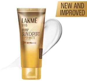 Lakmé Sunscreen – Spf 50 Pa+++ Sun Expert Ultra Matte Cream Sunscreen 100gm