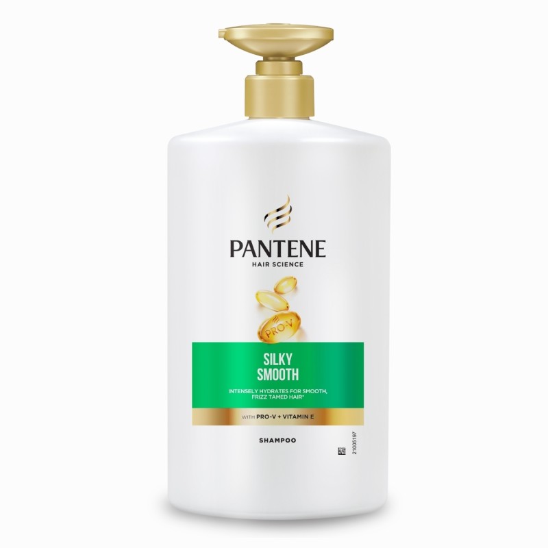 Pantene Hair Science Silky Smooth Shampoo With Vitamin E(1 L)