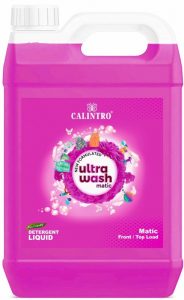 Calintro Ultra Wash Top Load & Front Load Machine Liquid Detergent, Rose Liquid Detergent(5000 Ml)