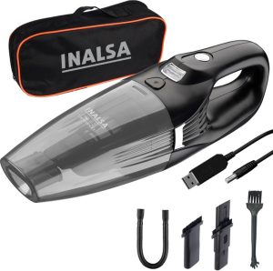 Inalsa Carworx Cl Hand-Held Vacuum Cleaner With 2 In 1 Mopping And Vacuum(Black)