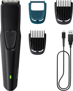 Philips Bt1233/18 Trimmer 30 Min  Runtime 4 Length Settings(Black)