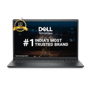 Dell [Smartchoice] Core I3-1215U, 12Th Gen (8Gb Ram/512Gb Ssd/Fhd/Window 11/Ms Office’ 21/15″(38 Cm)/15 Month Mcafee/Black/1.48Kg Laptop