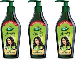 Dabur Amla For Long, Healthy And Strong Hair, 550 Ml (Pack Of 3) Hair Oil(1650 Ml)