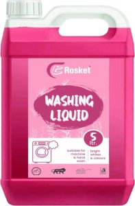 Erosket Washing Machine Liquid Detergent Top Load And Front Load -Pink (5 Ltr) Multi-Fragrance Liquid Detergent(5 L)