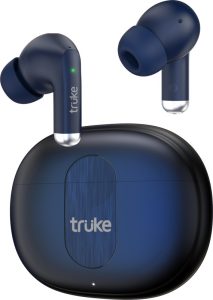 Truke Earbuds A1 With Quad Mic Anc Upto 32Db, 48Hrs Battery, Gaming And 4Eq Mode, 5.3V Bluetooth(Blue, True Wireless)